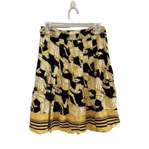 Anthropologie Maeve Skirt Jade Horse Womens Size 6 100% Rayon